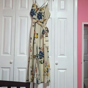 Floral rompers medium beige